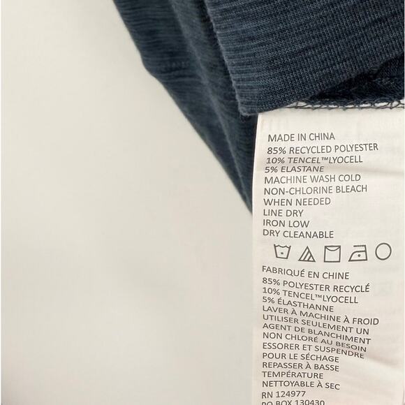 Prana Sol Protect Turtleneck Shirt Womens Sz XL- Dark Sky - Picture 5 of 5